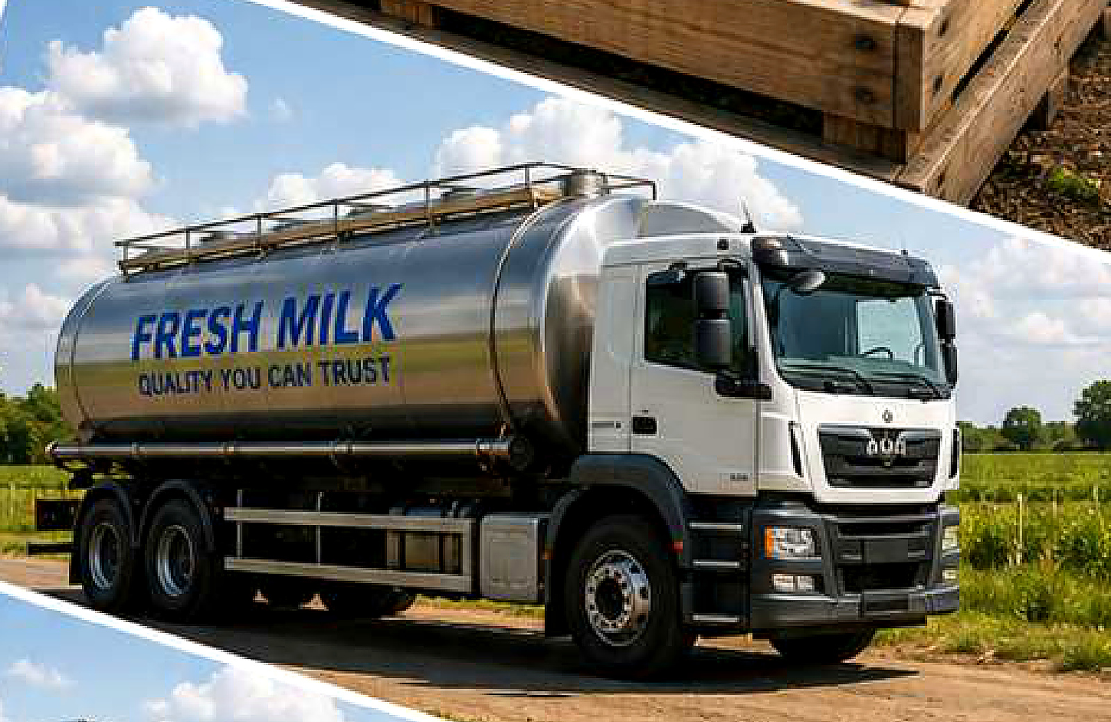 Rhylo milk tanker image from company profile PDF